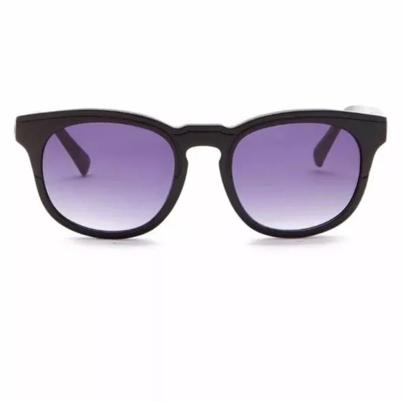 Elie TAHARI Rounded Sun Glasses Black New - Picture 3 of 4